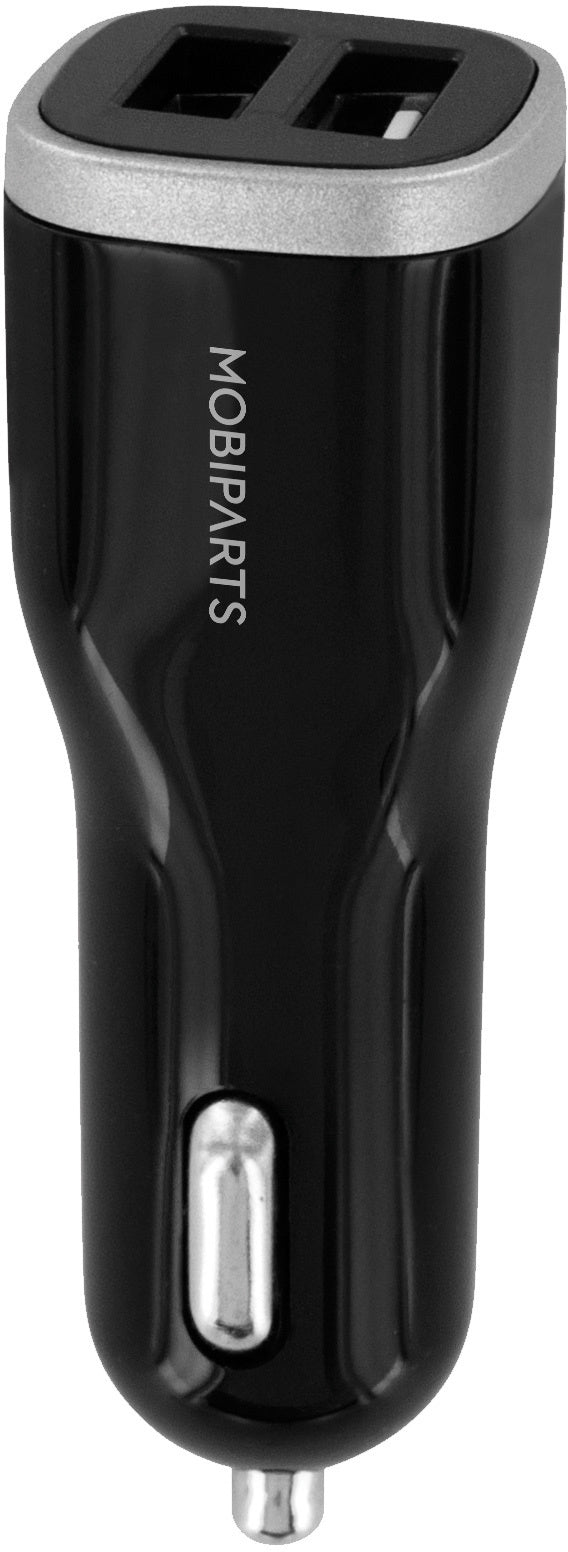 Mobiparts Car Charger Dual USB 24W/4.8A Black