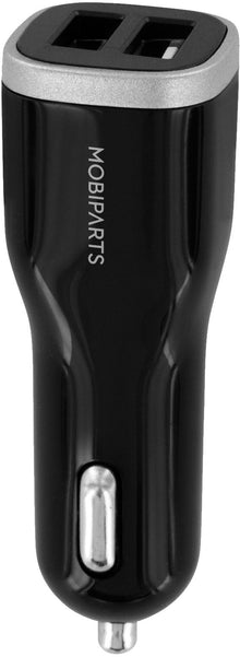Mobiparts Car Charger Dual USB 24W/4.8A Black