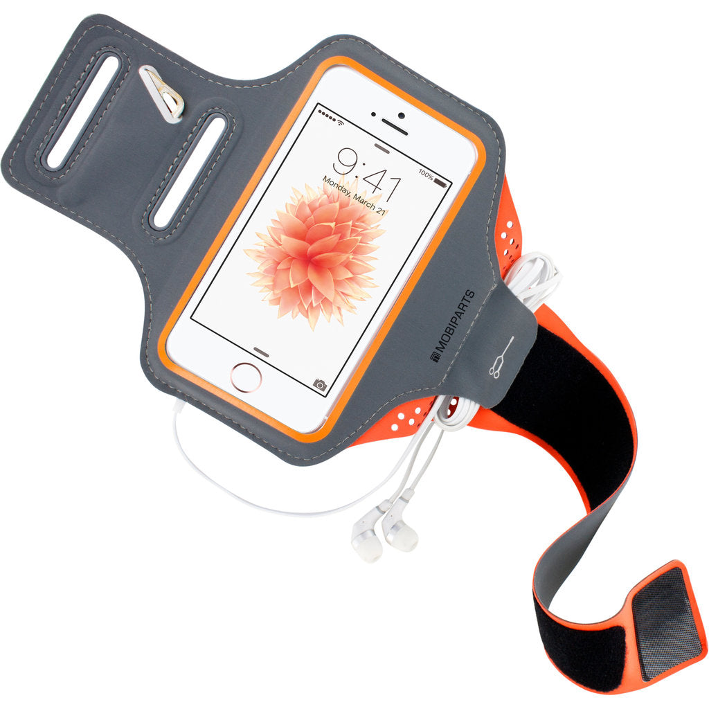 Mobiparts Comfort Fit Sport Armband Apple iPhone 5/5S/SE Neon Orange