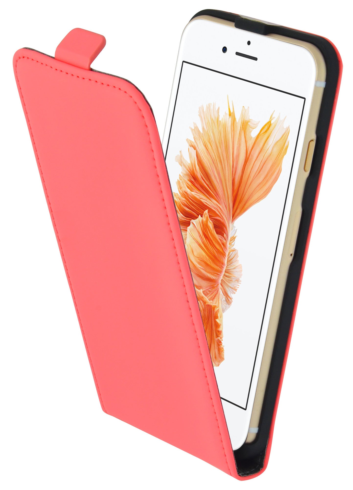 Mobiparts Premium Flip Case Apple iPhone 7/8/SE (2020/2022) Peach Pink