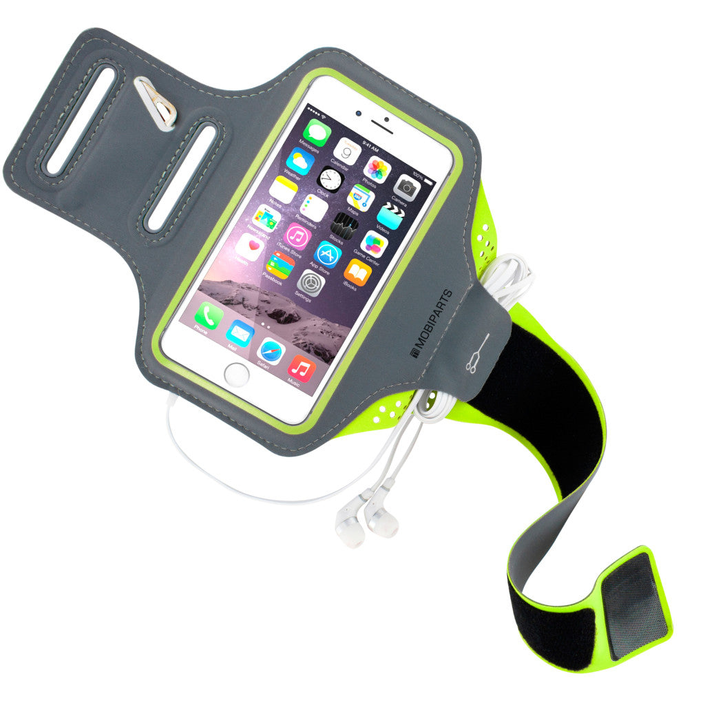 Mobiparts Comfort Fit Sport Armband Size M Neon Green