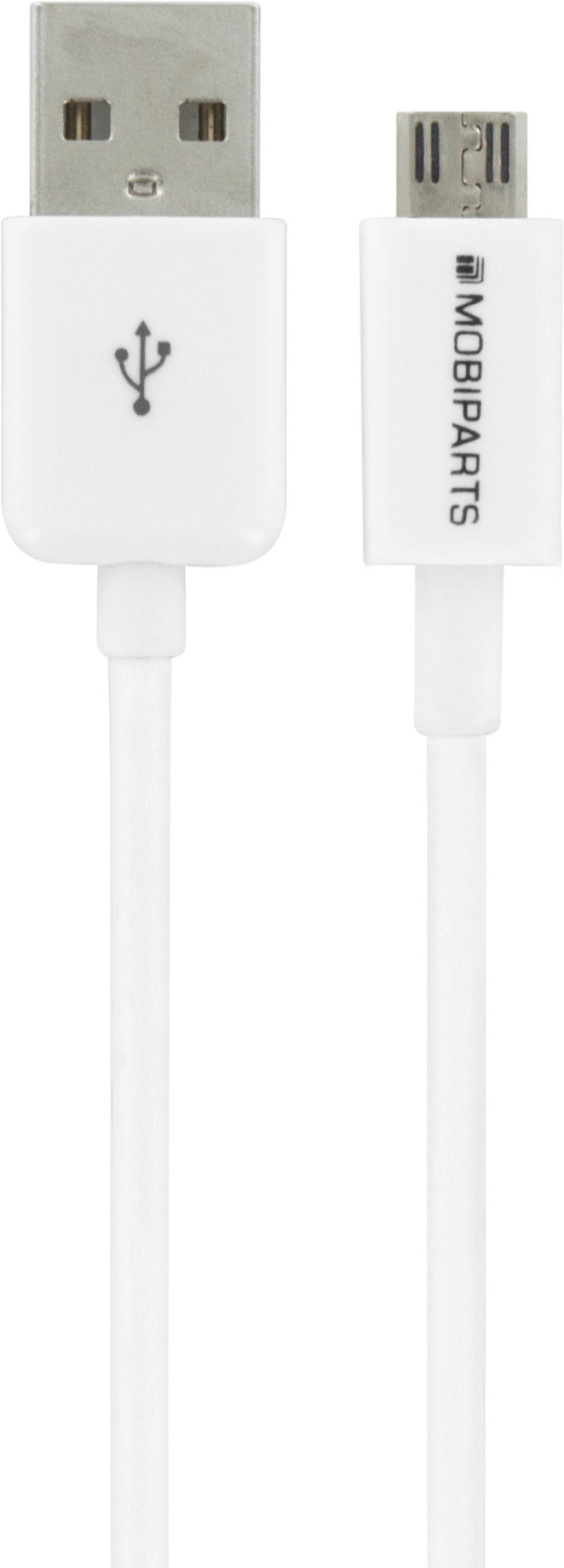 Mobiparts Micro USB to USB Cable 2.4A 25 cm White (Bulk)