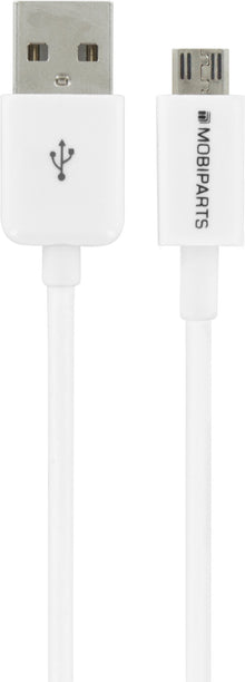 Mobiparts Micro USB to USB Cable 2.4A 25 cm White (Bulk)
