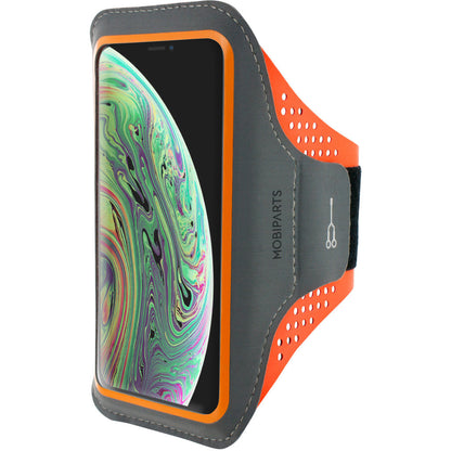 Mobiparts Comfort Fit Sport Armband Apple iPhone X/XS Neon Orange