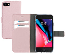 Mobiparts Saffiano Wallet Case Apple iPhone 7/8/SE (2020/2022) Pink