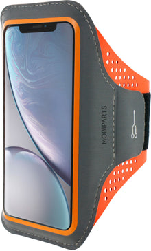 Mobiparts Comfort Fit Sport Armband Apple iPhone XR Neon Orange