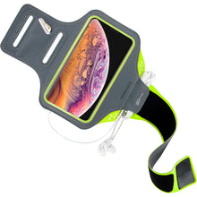 Mobiparts Comfort Fit Sport Armband Apple iPhone XS Max Neon Green