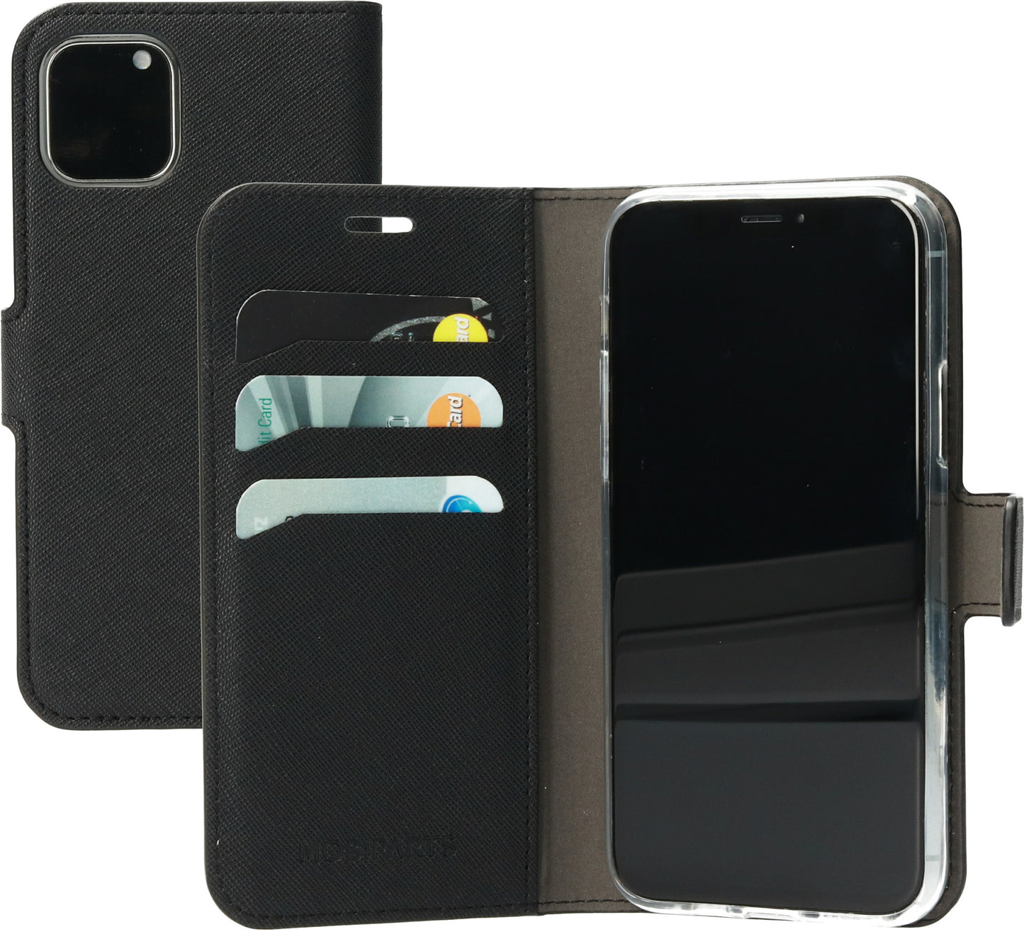 Mobiparts Saffiano Wallet Case Apple iPhone 11 Pro Black