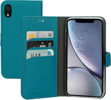 Mobiparts Saffiano Wallet Case Apple iPhone XR Turquoise
