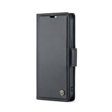CaseMe  iPhone 13 Leren Hoes - RFID Bescherming Zwart