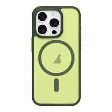 iPhone 14 Pro Max metalen knop huidgevoel mat MagSafe schokbestendig telefoonhoesje (groen)